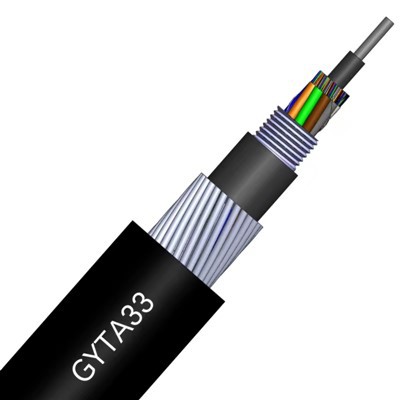 آؤٹ ڈور آرمرڈ فائبر آپٹک کیبل GYTA43